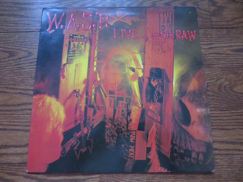 W.A.S.P. - Live…In The Raw - LP UK Vinyl Album Record Cover