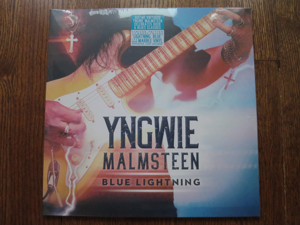 Yngwie Malmsteen - Blue Lightning - LP UK Vinyl Album Record Cover