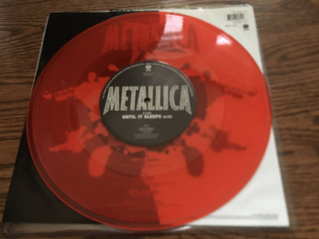 Metallica - Until It Sleeps red vinyl 10" - LP UK Vinyl Album Record Cover