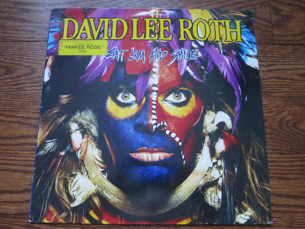 David Lee Roth - Eat 'Em And Smile 3three - LP UK Vinyl Album Record Cover
