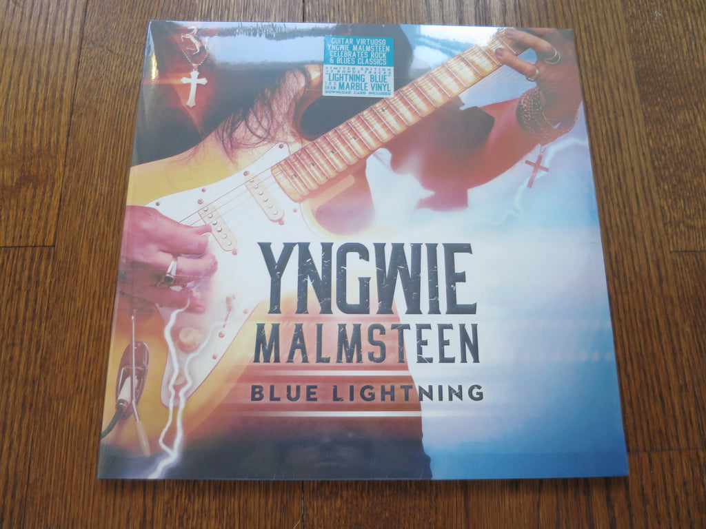 Yngwie Malmsteen - Blue Lightning - LP UK Vinyl Album Record Cover