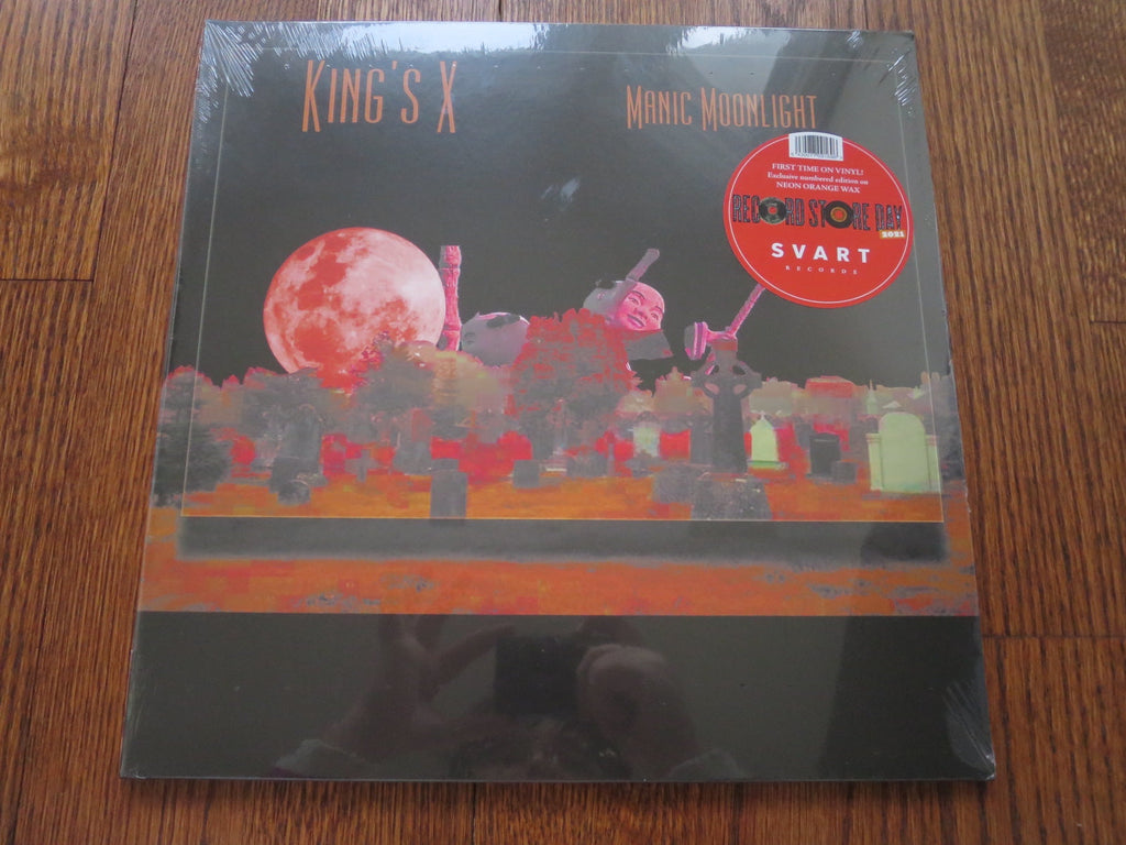 King's X - Manic Moonlight - LP UK Vinyl Album Record Cover