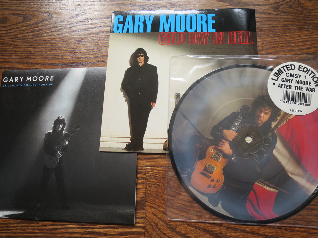 Gary Moore - Six UK 7" singles - LP UK Vinyl Album Record Cover