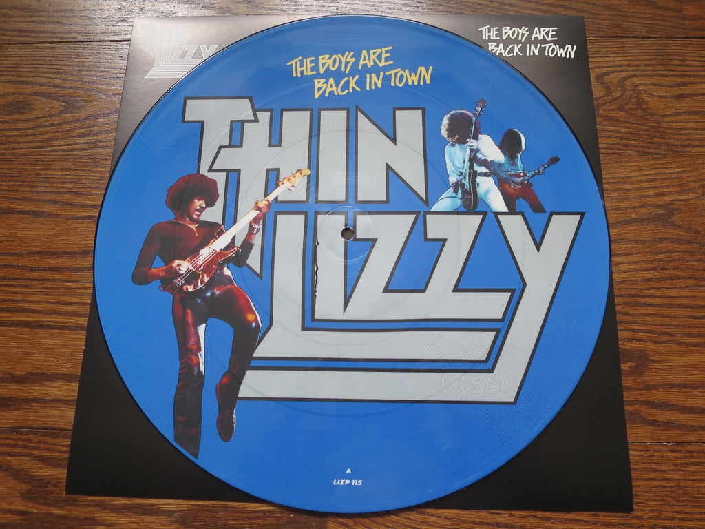 Thin Lizzy - The Boys Are Back In Town 12" picture disc - LP UK Vinyl Album Record Cover
