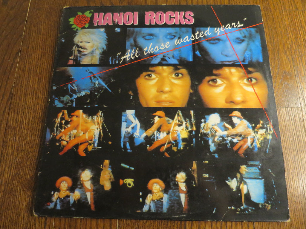 Hanoi Rocks - All Those Wasted Years - LP UK Vinyl Album Record Cover