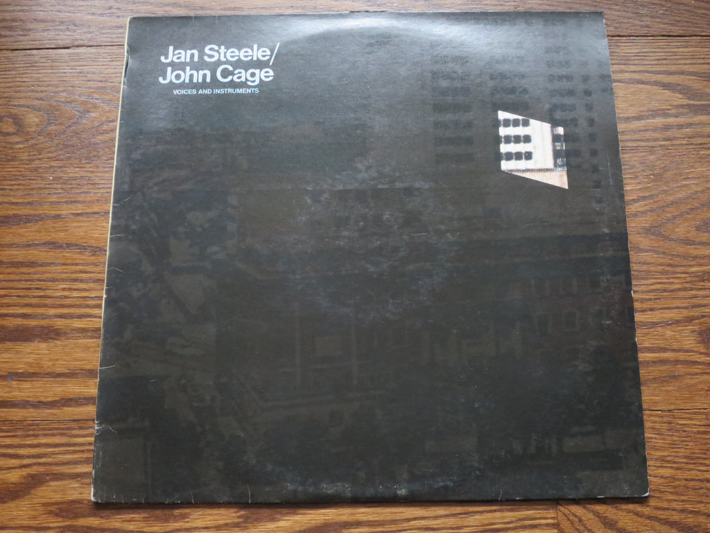 Jan Steele/John Cage - Voices And Instruments - LP UK Vinyl Album Record Cover