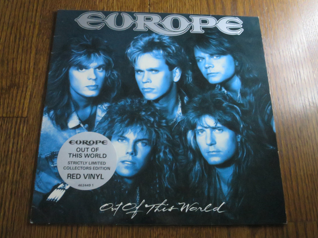 Europe - Out Of This World (red vinyl) 2two - LP UK Vinyl Album Record Cover