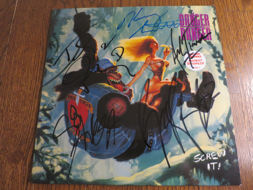 Danger Danger - Screw It! (signed) - LP UK Vinyl Album Record Cover