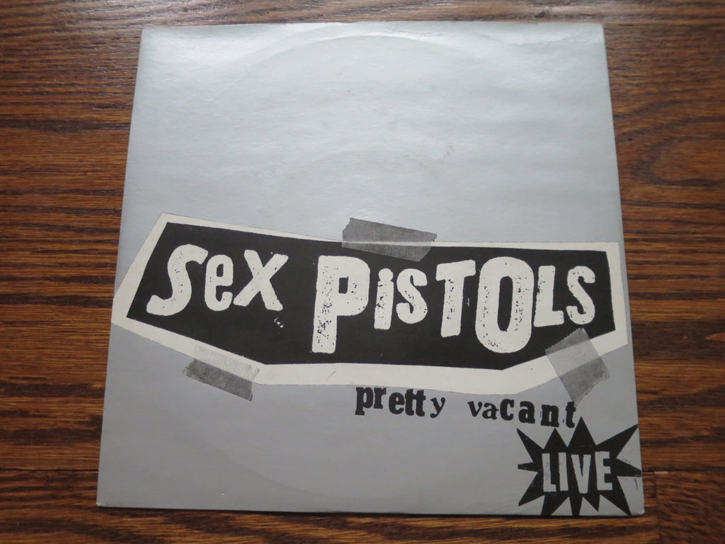 Sex Pistols - Pretty Vacant live (silver vinyl) 7" - LP UK Vinyl Album Record Cover