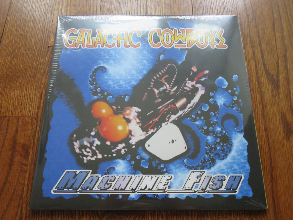 Galactic Cowboys - Machine Fish - LP UK Vinyl Album Record Cover