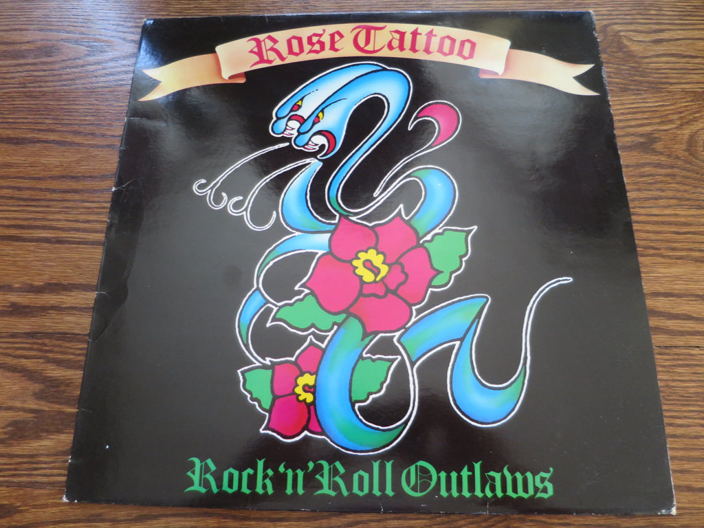Rose Tattoo - Rock 'n' Roll Outlaws - LP UK Vinyl Album Record Cover