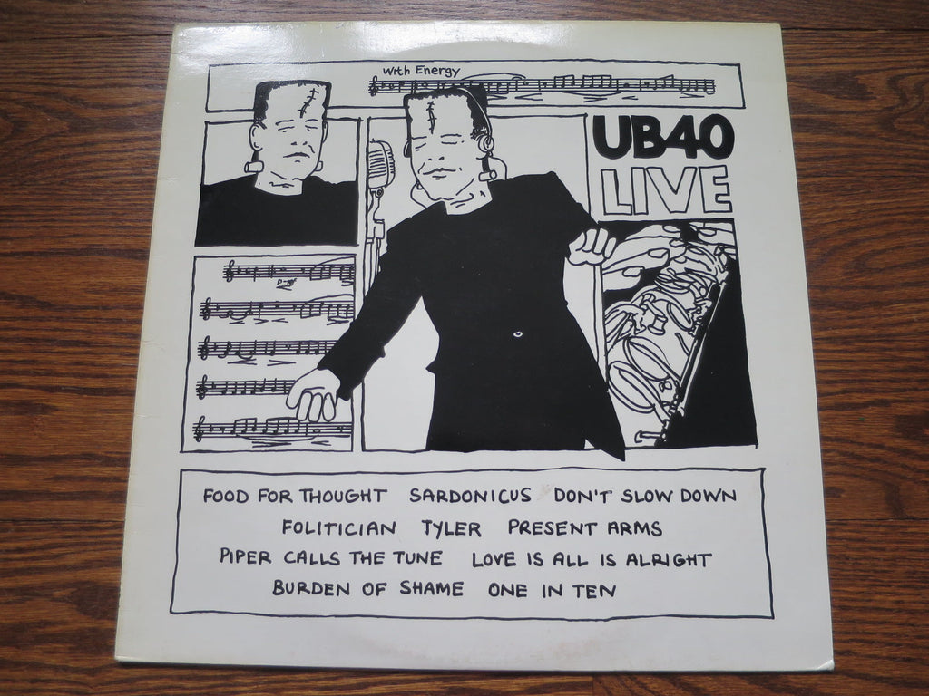UB40 - Live 2two - LP UK Vinyl Album Record Cover
