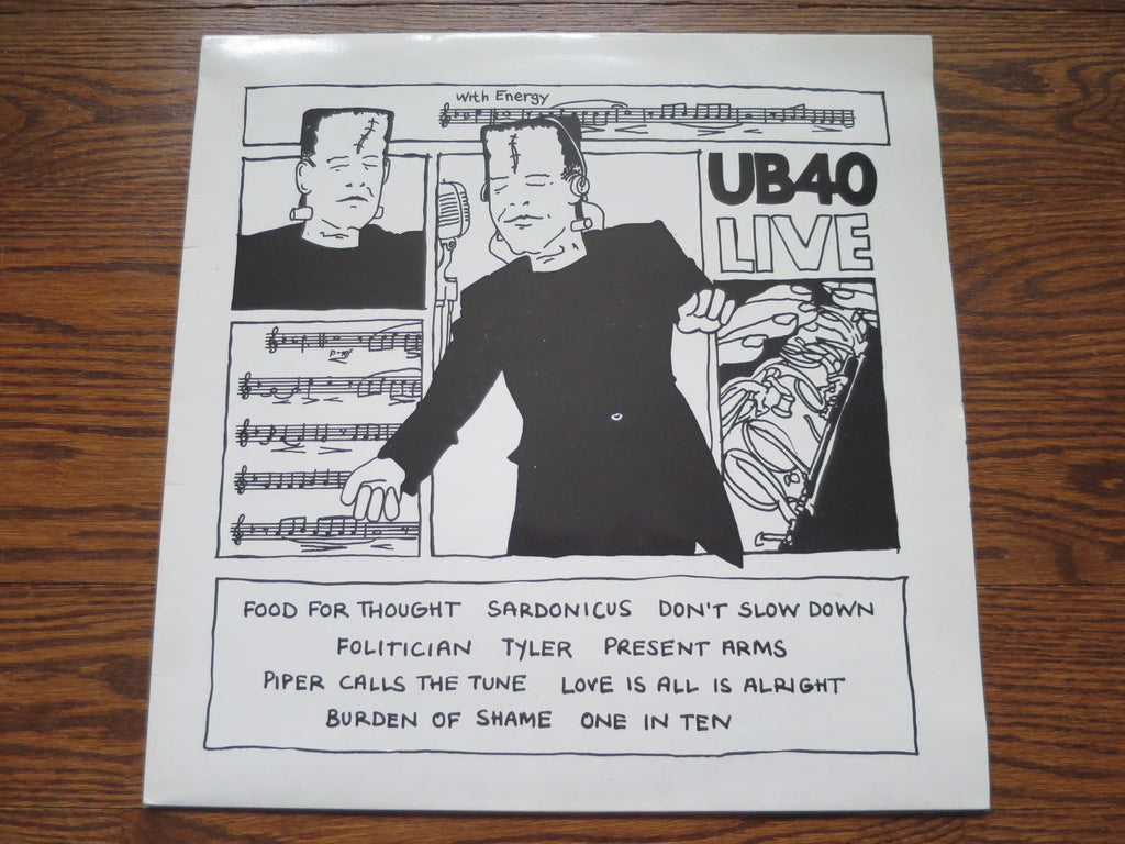 UB40 - Live - LP UK Vinyl Album Record Cover