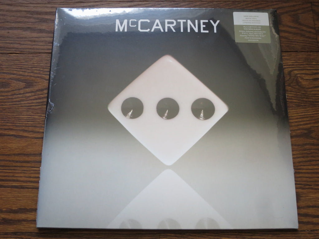 Paul McCartney - McCartney III (limited white vinyl) - LP UK Vinyl Album Record Cover