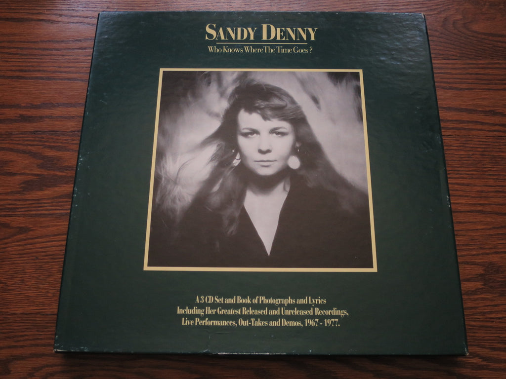 Sandy Denny - Who Knows Where The Time Goes? 3 CD set - LP UK Vinyl Album Record Cover