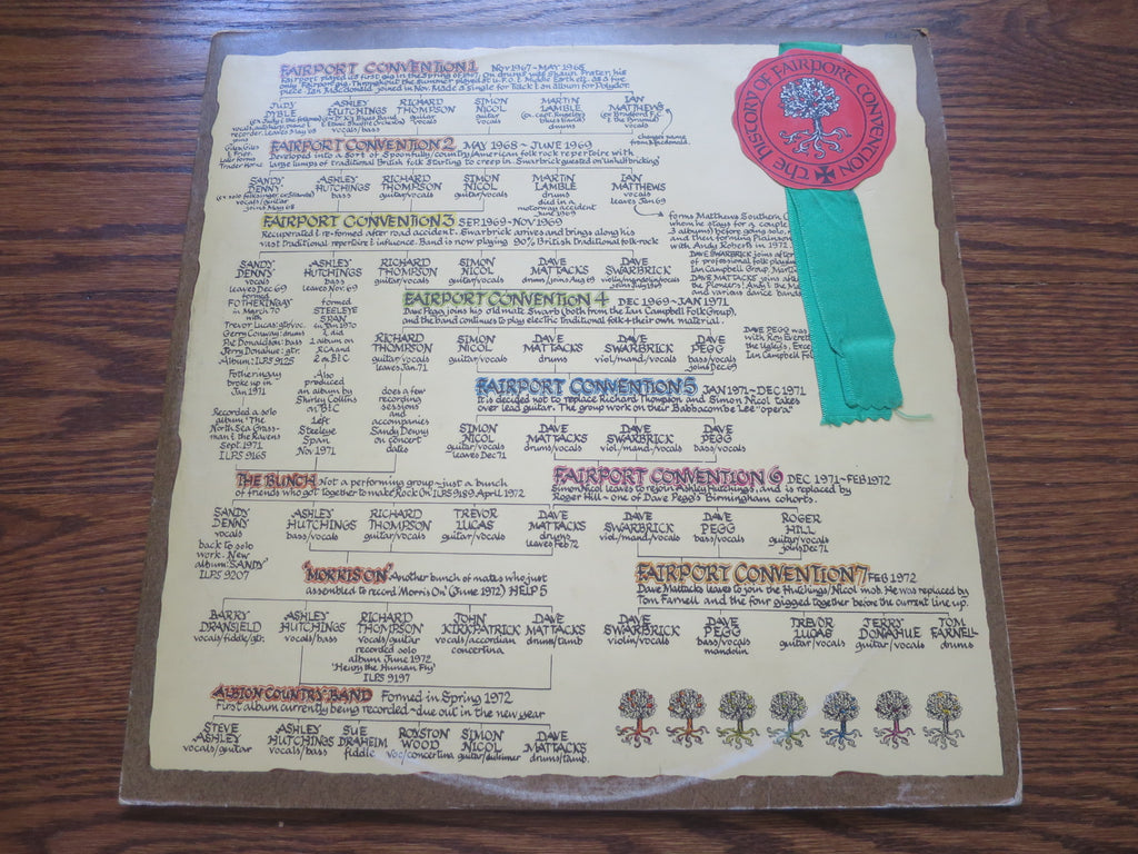 Fairport Convention - History Of Fairport Convention (original) - LP UK Vinyl Album Record Cover