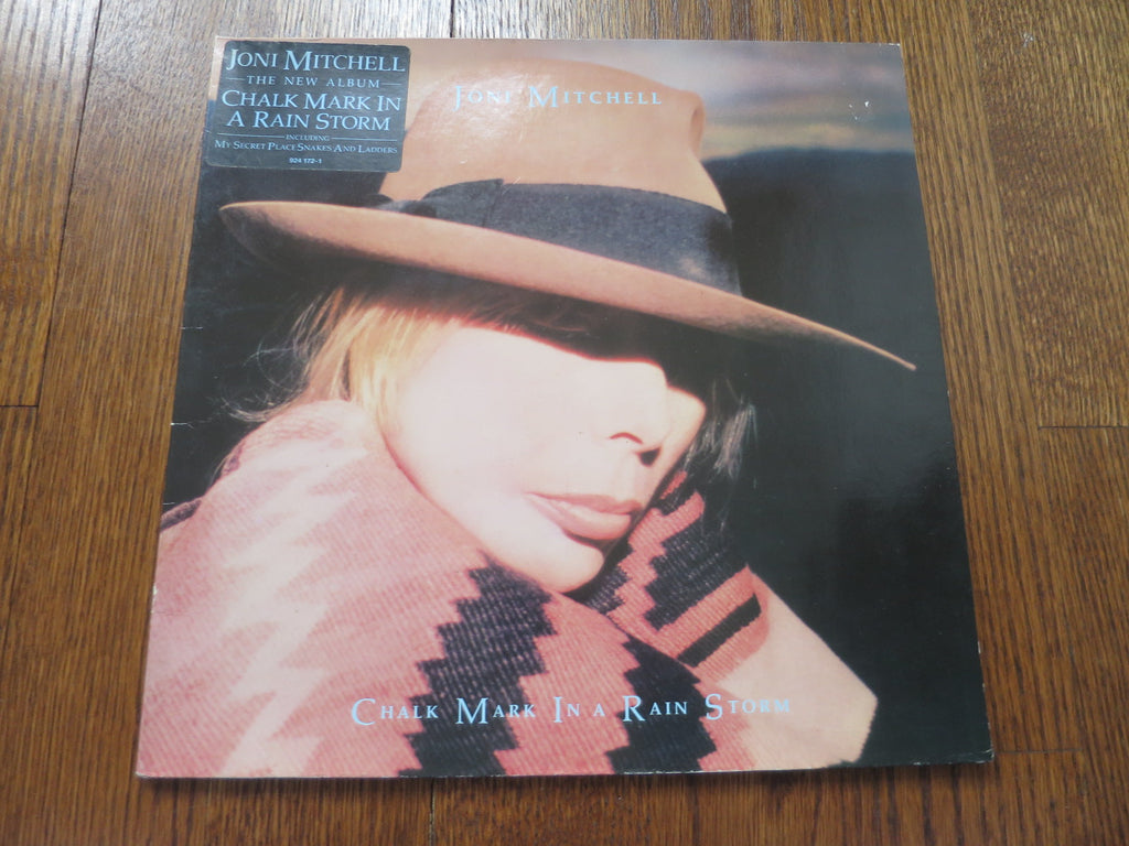 Joni Mitchell - Chalk Mark In A Rain Storm 4four - LP UK Vinyl Album Record Cover