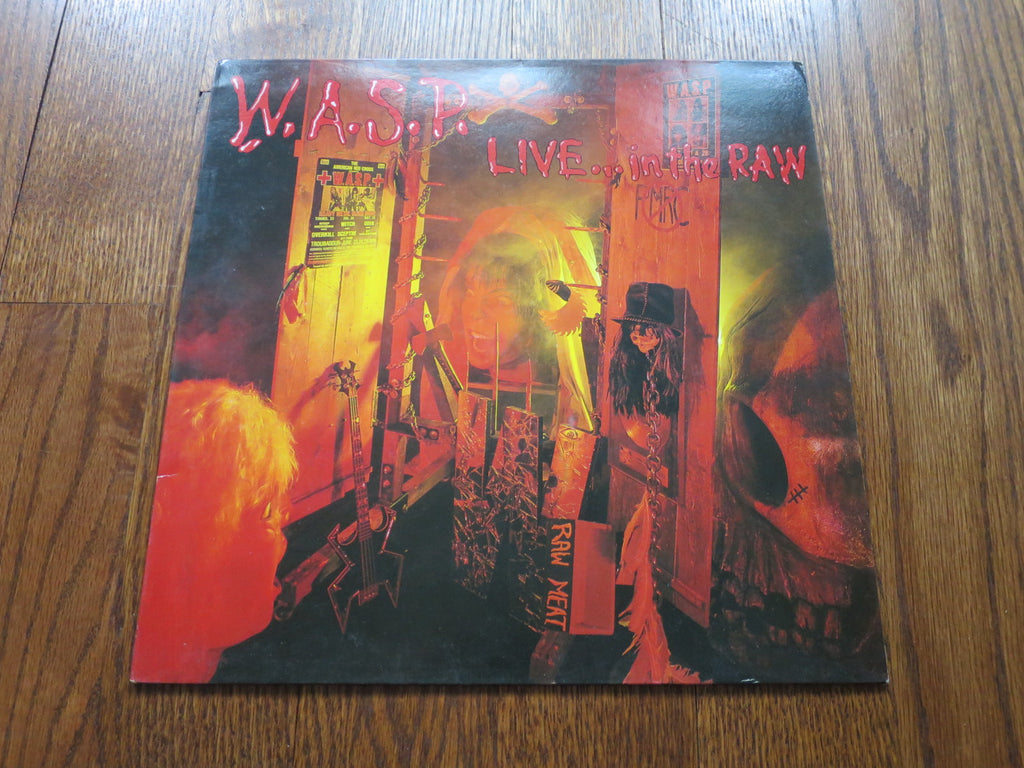 W.A.S.P. - Live…In The Raw - LP UK Vinyl Album Record Cover