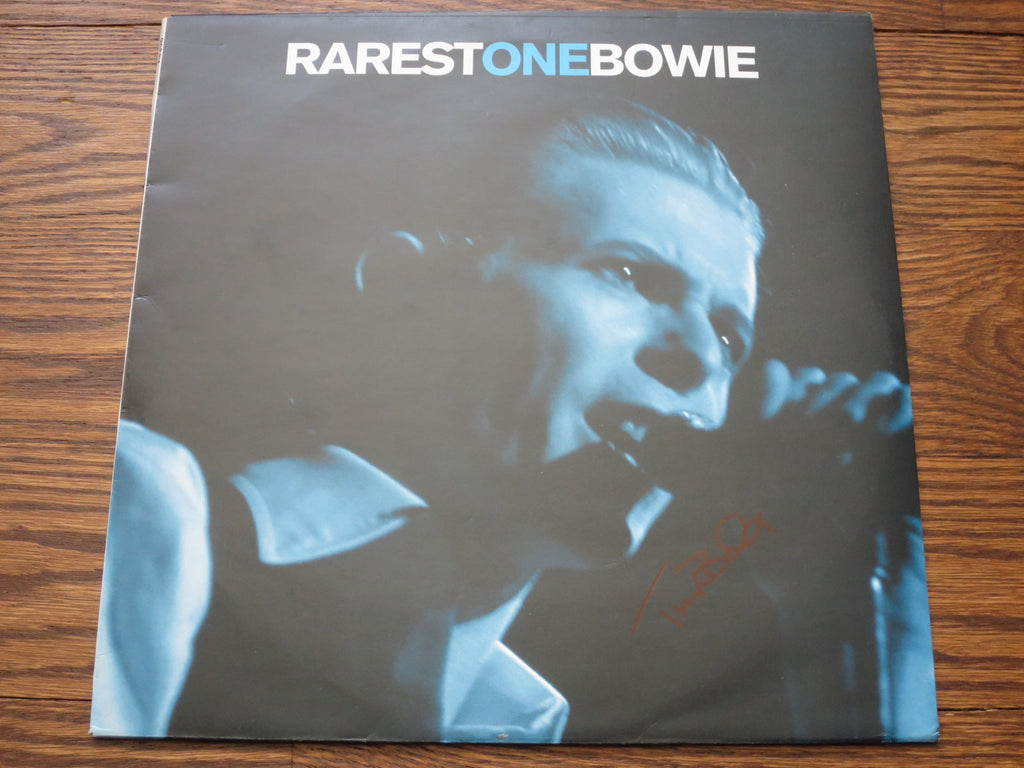 David Bowie - RarestOneBowie (signed by Trevor Bolder and Herbie Flowers) - LP UK Vinyl Album Record Cover