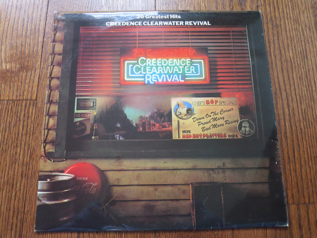 Creedence Clearwater Revival - 20 Greatest Hits - LP UK Vinyl Album Record Cover