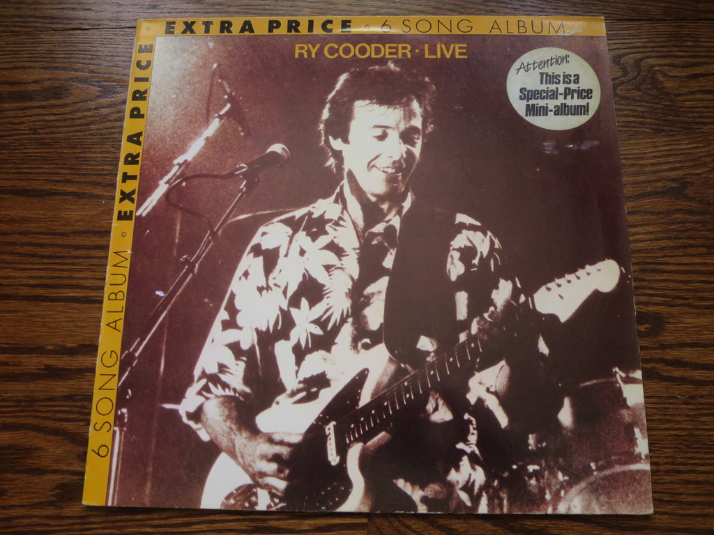 Ry Cooder - Live - LP UK Vinyl Album Record Cover