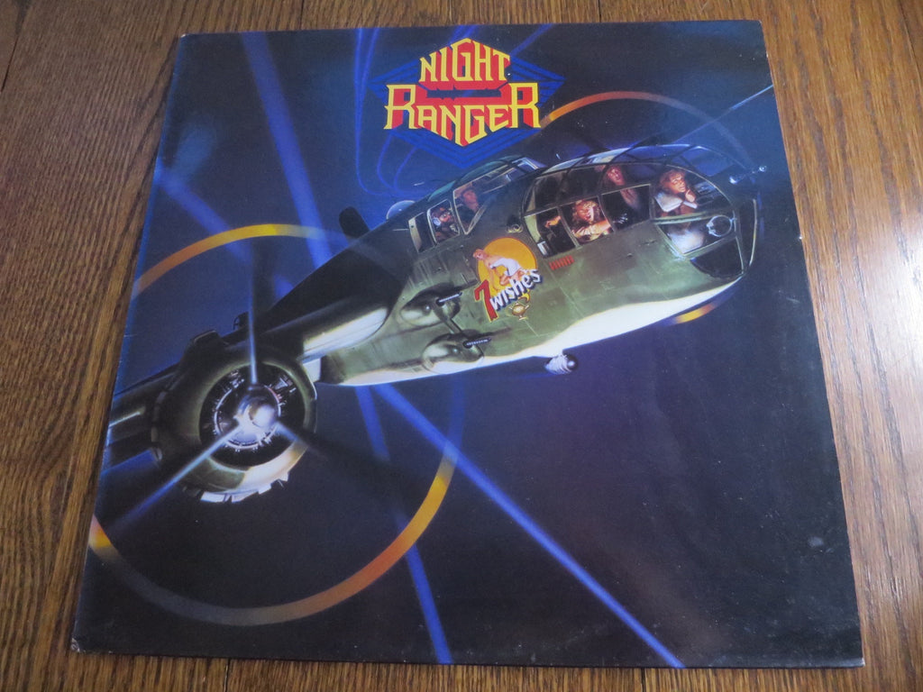 Night Ranger - 7 Wishes - LP UK Vinyl Album Record Cover