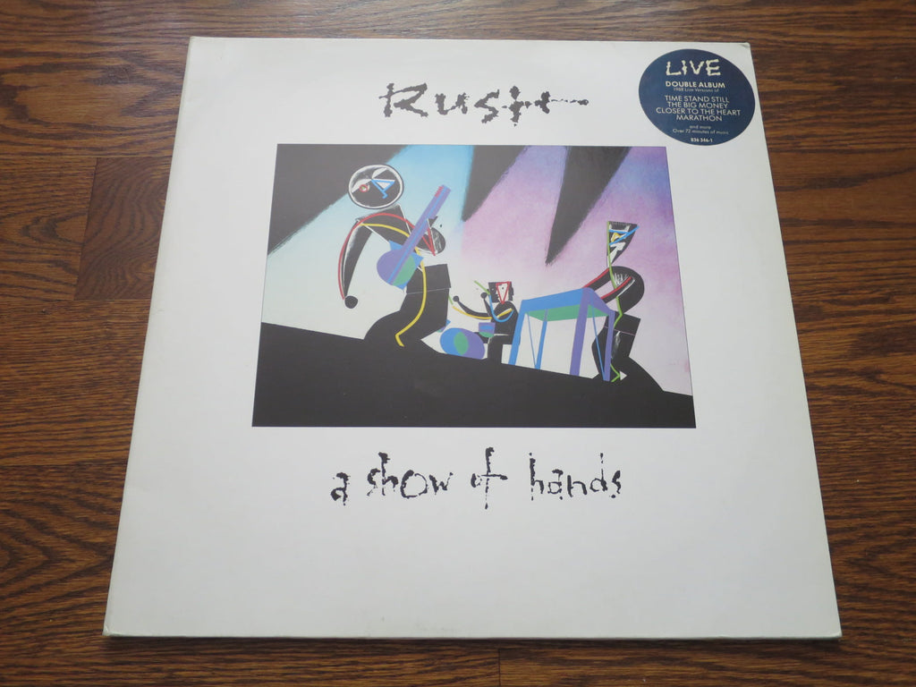 Rush - A Show Of Hands - LP UK Vinyl Album Record Cover