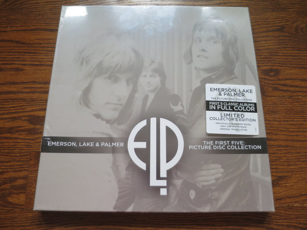 Emerson Lake & Palmer - The First Five: Picture Disc Collection box set - LP UK Vinyl Album Record Cover