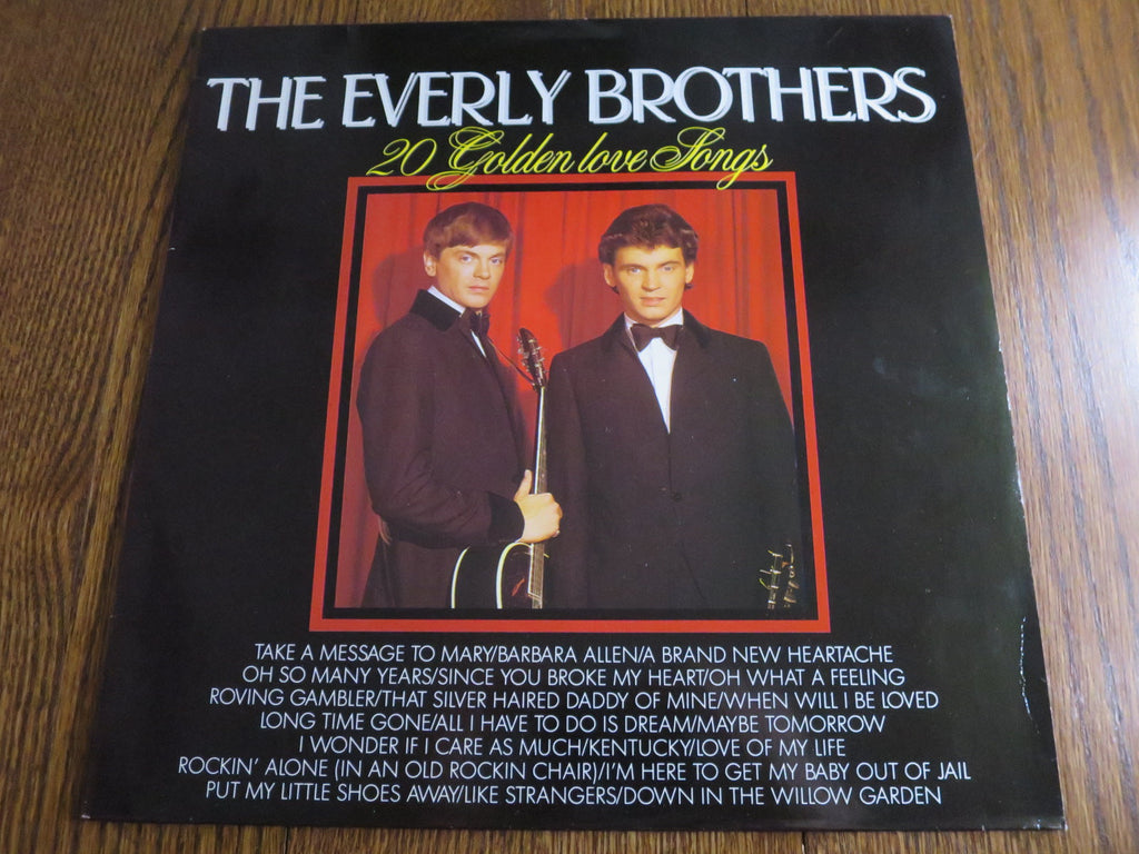 The Everly Brothers - 20 Golden Love Songs - LP UK Vinyl Album Record Cover