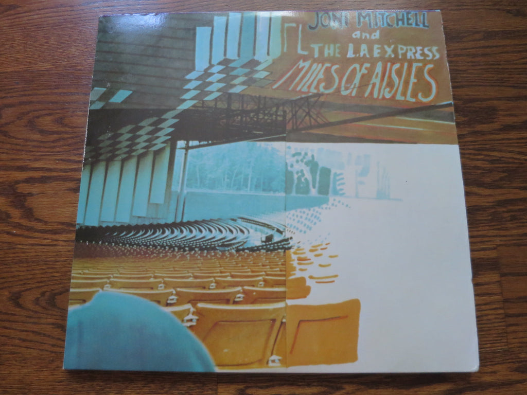 Joni Mitchell - Miles Of Aisles - LP UK Vinyl Album Record Cover