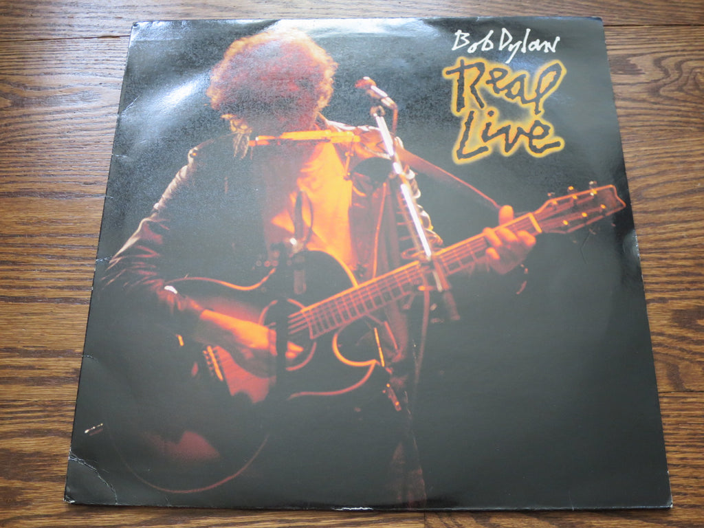 Bob Dylan - Real Live - LP UK Vinyl Album Record Cover