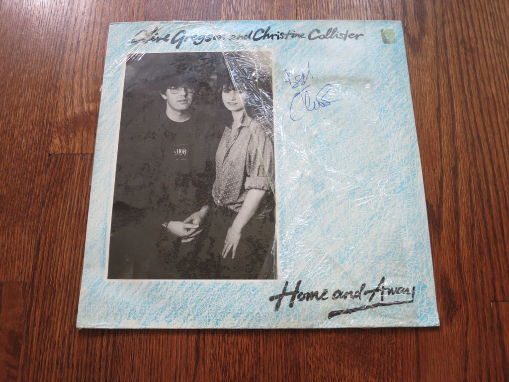 Clive Gregson and Christine Collister - Home and Away (signed) - LP UK Vinyl Album Record Cover