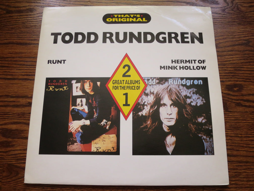 Todd Rundgren - Runt/Hermit Of Mink Hollow - LP UK Vinyl Album Record Cover