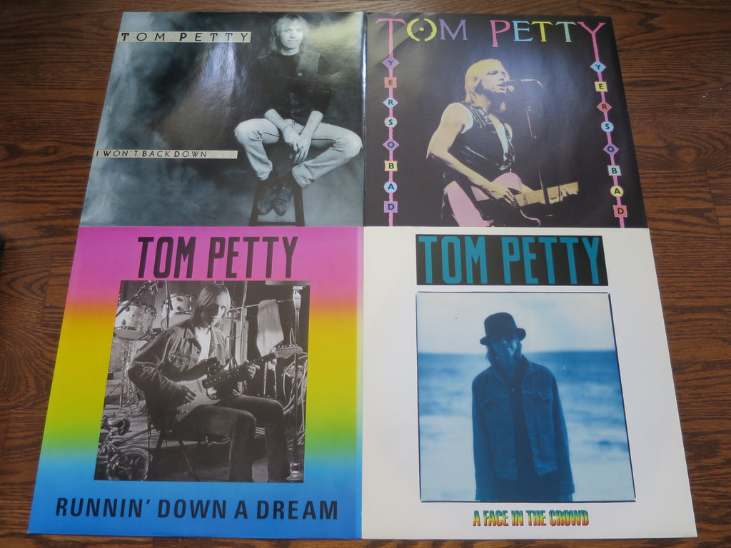 Tom Petty - Four UK Tom Petty 12" Singles - LP UK Vinyl Album Record Cover