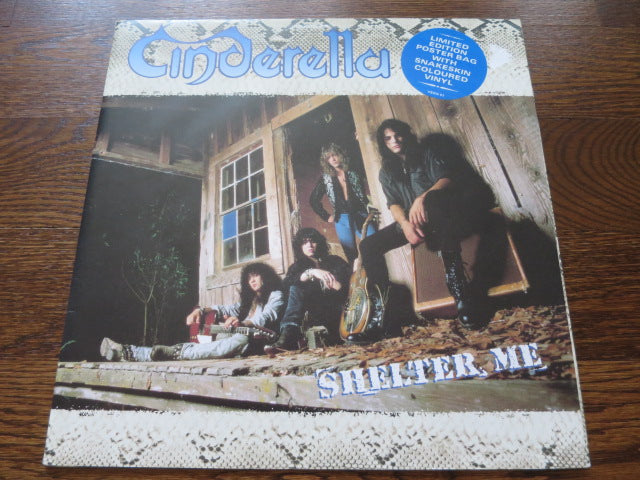 Cinderella - Shelter Me - LP UK Vinyl Album Record Cover