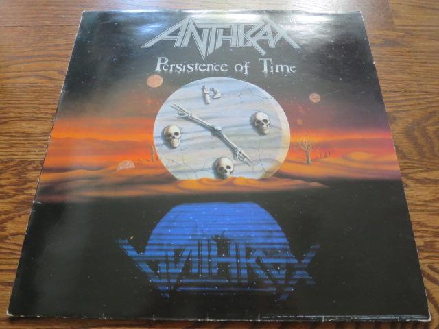Anthrax - Persistence Of Time - LP UK Vinyl Album Record Cover
