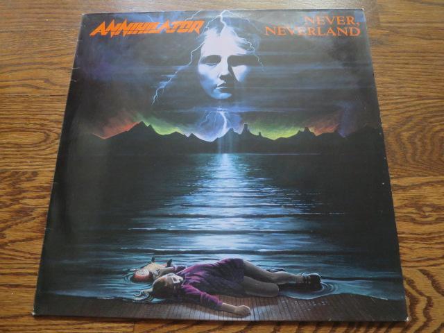 Annihilator - Never Neverland - LP UK Vinyl Album Record Cover