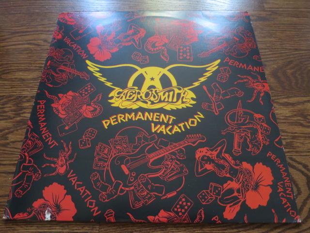 Aerosmith - Permanent Vacation - LP UK Vinyl Album Record Cover