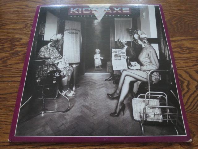Kick Axe - Welcome To The Club - LP UK Vinyl Album Record Cover