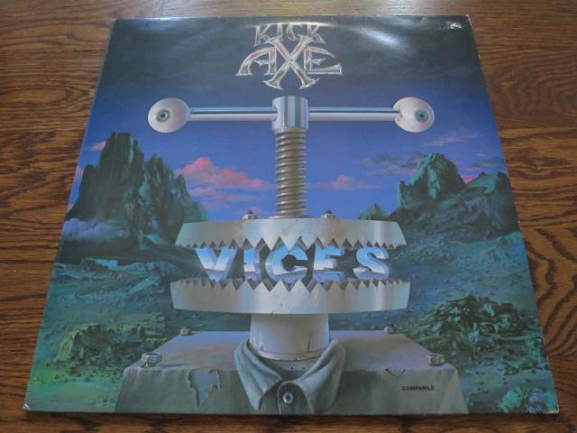 Kick Axe - Vices - LP UK Vinyl Album Record Cover