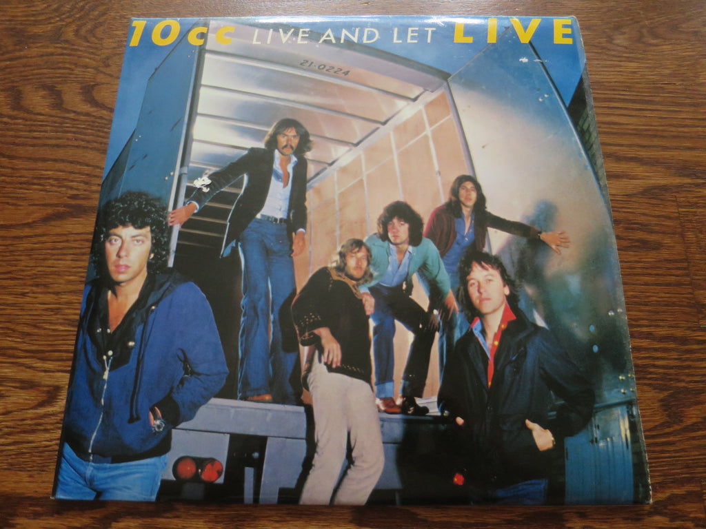 10CC - Live And Let Live - LP UK Vinyl Album Record Cover