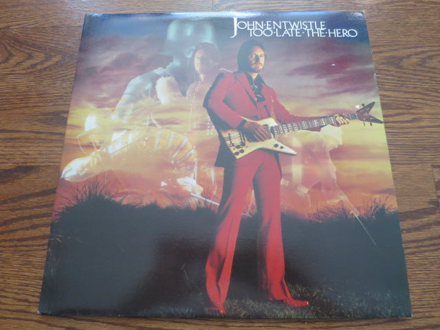 John Entwistle - Too Late The Hero - LP UK Vinyl Album Record Cover