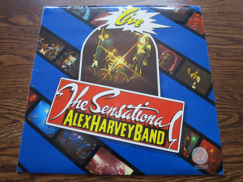 The Sensational Alex Harvey Band - Live - LP UK Vinyl Album Record Cover