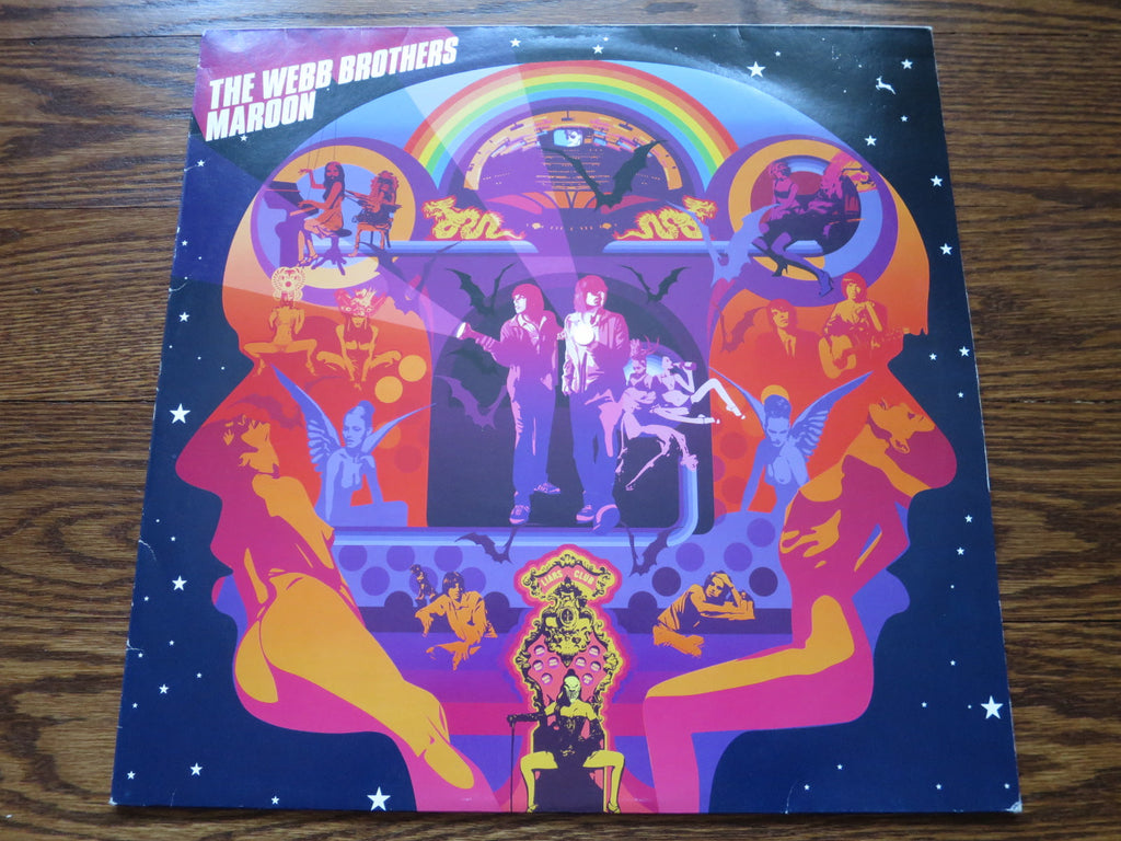 The Webb Brothers - Maroon - LP UK Vinyl Album Record Cover
