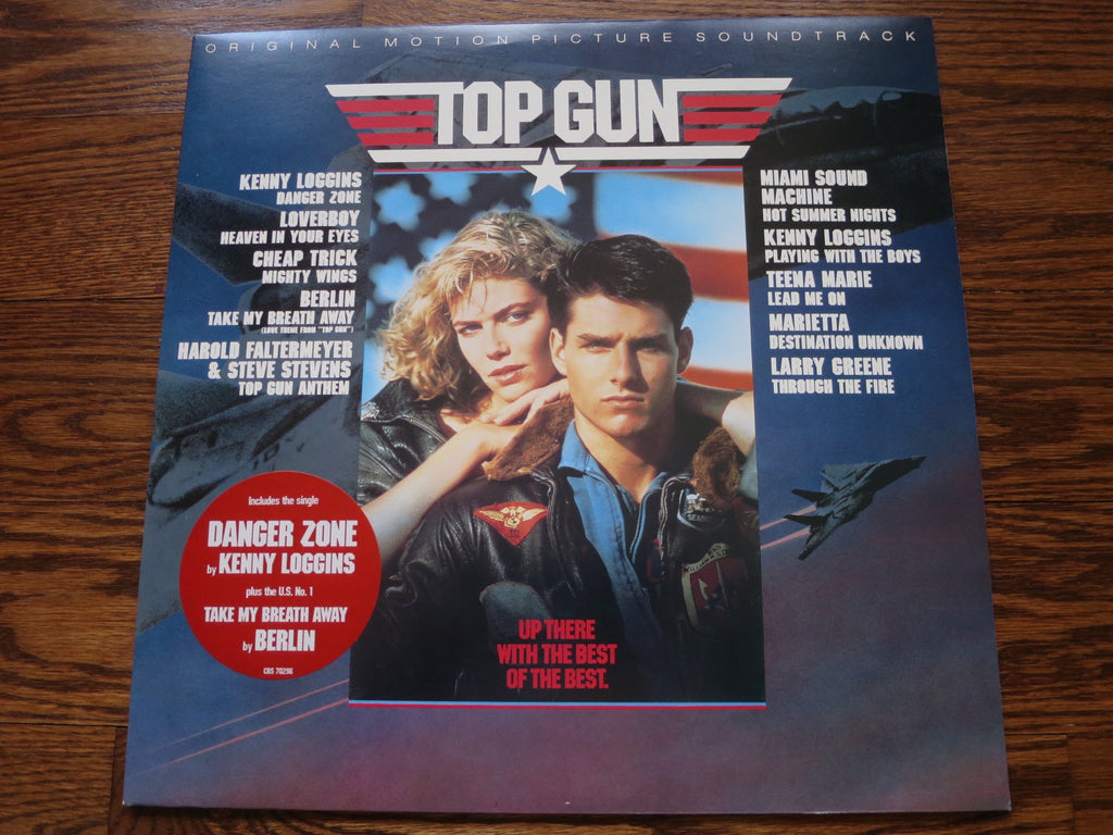 Various Artists - Top Gun soundtrack - LP UK Vinyl Album Record Cover