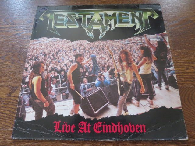 Testament - Live At Eindhoven - LP UK Vinyl Album Record Cover