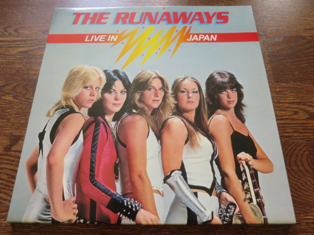 The Runaways - Live In Japan - LP UK Vinyl Album Record Cover