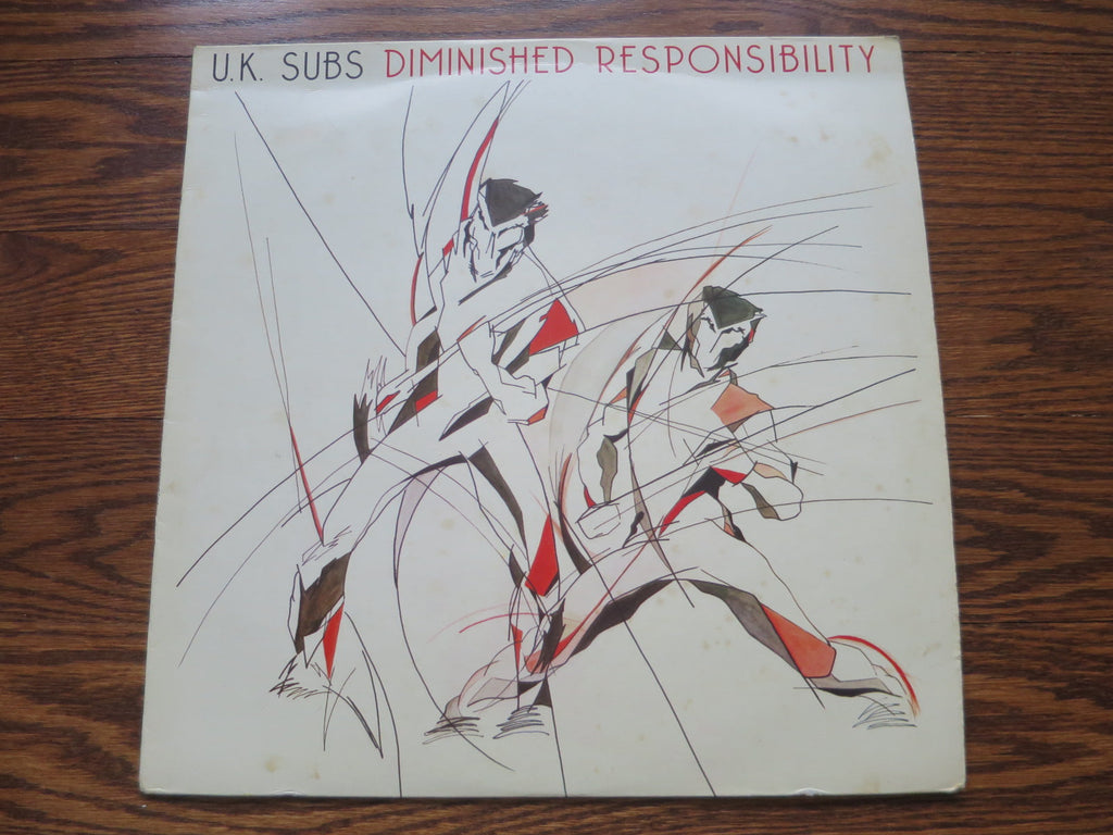 U.K. Subs - Diminished Responsibility - LP UK Vinyl Album Record Cover