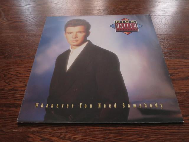 Rick Astley - Whenever You Need Somebody - LP UK Vinyl Album Record Cover