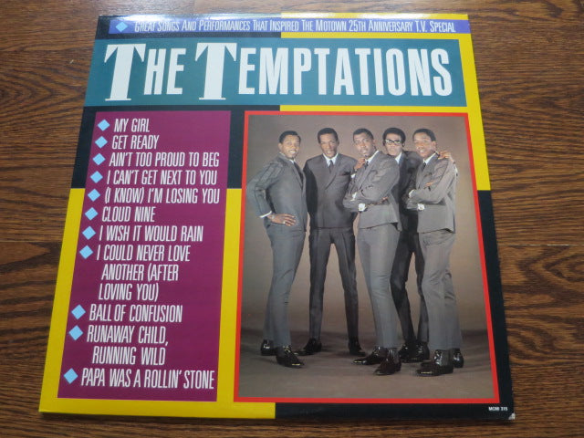 The Temptations - Great Songs And Performances That Inspired The Motown 25th Anniversary Television Special - LP UK Vinyl Album Record Cover